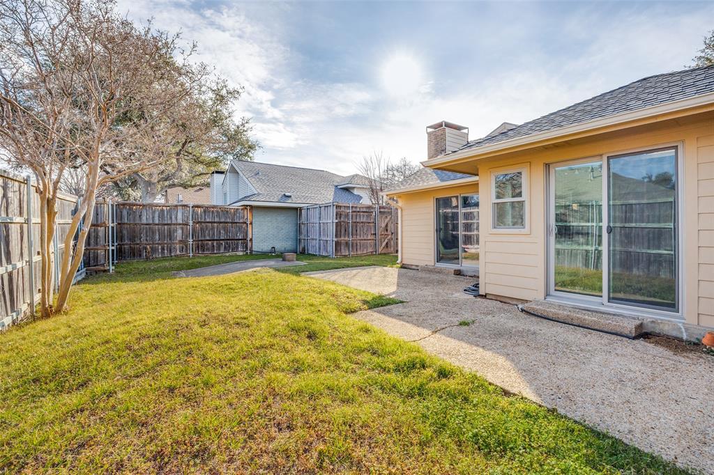3919 Winter Park Lane Addison, TX 75001 - Photo 25 of 25 Fenced backyard with a patio
