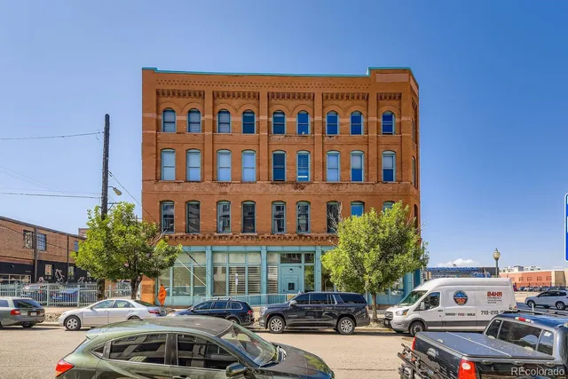 a building view with a outdoor space