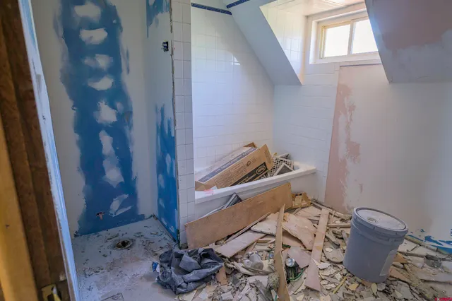 a view of an empty room