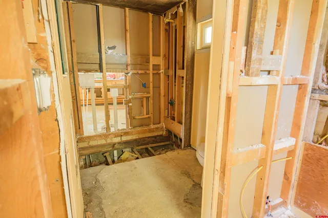 a view of wooden floor