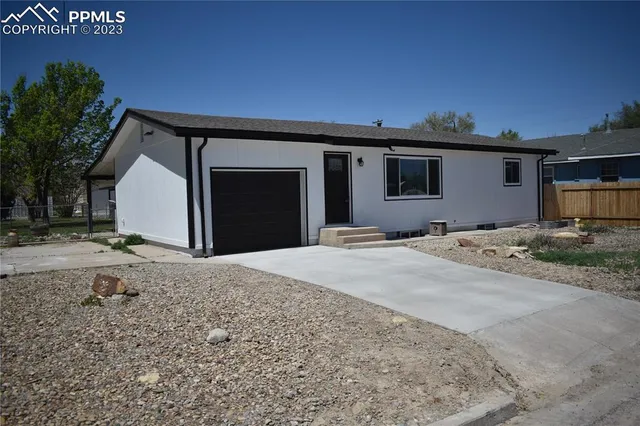 a house with a outdoor space