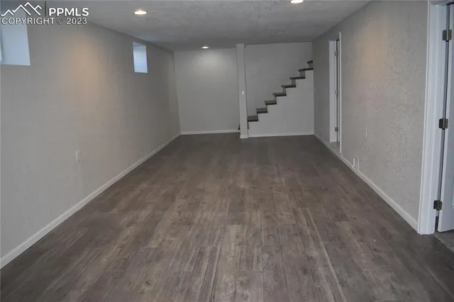 a view of room and stairs