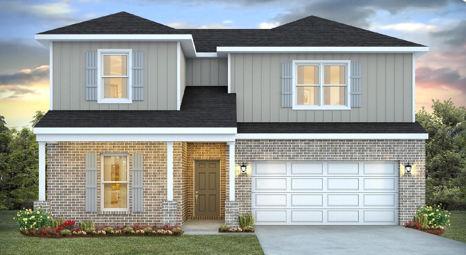 8044 Fir Tree Drive Milton, FL 32583 - Photo 1 of 32 a front view of a house with garden