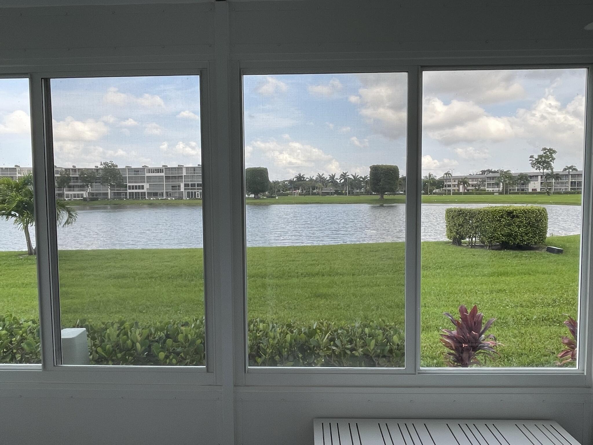 1014 Exeter Boca Raton, FL 33434 - Photo 20 of 31 a view of a lake from a window