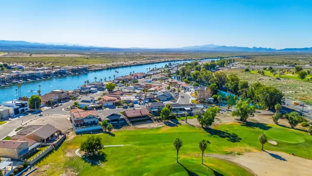 a view of a city with ocean view