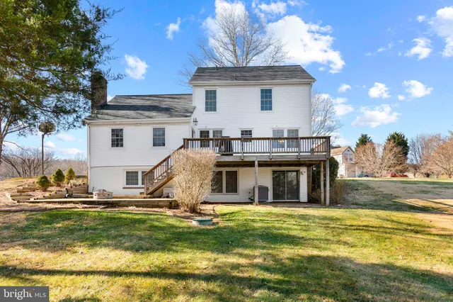 a view of backyard of house
