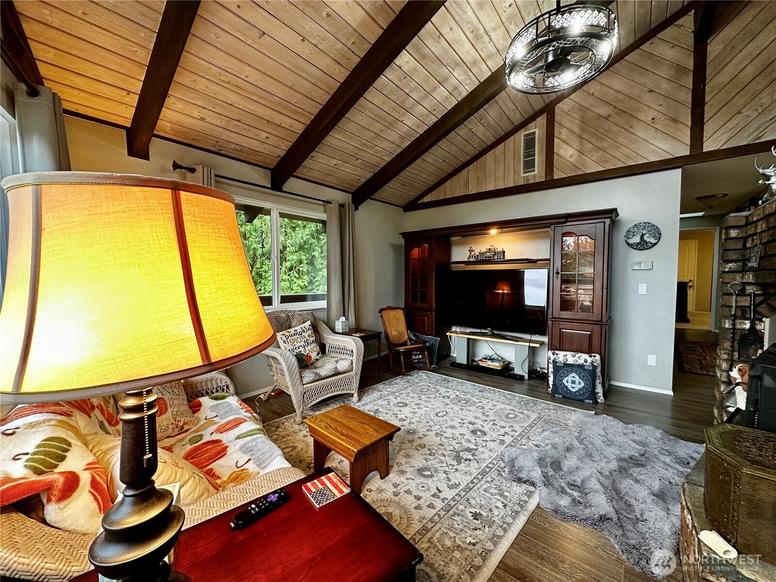 364 Old Dads Road Sequim, WA 98382 - Photo 15 of 37 a living room with furniture and a flat screen tv