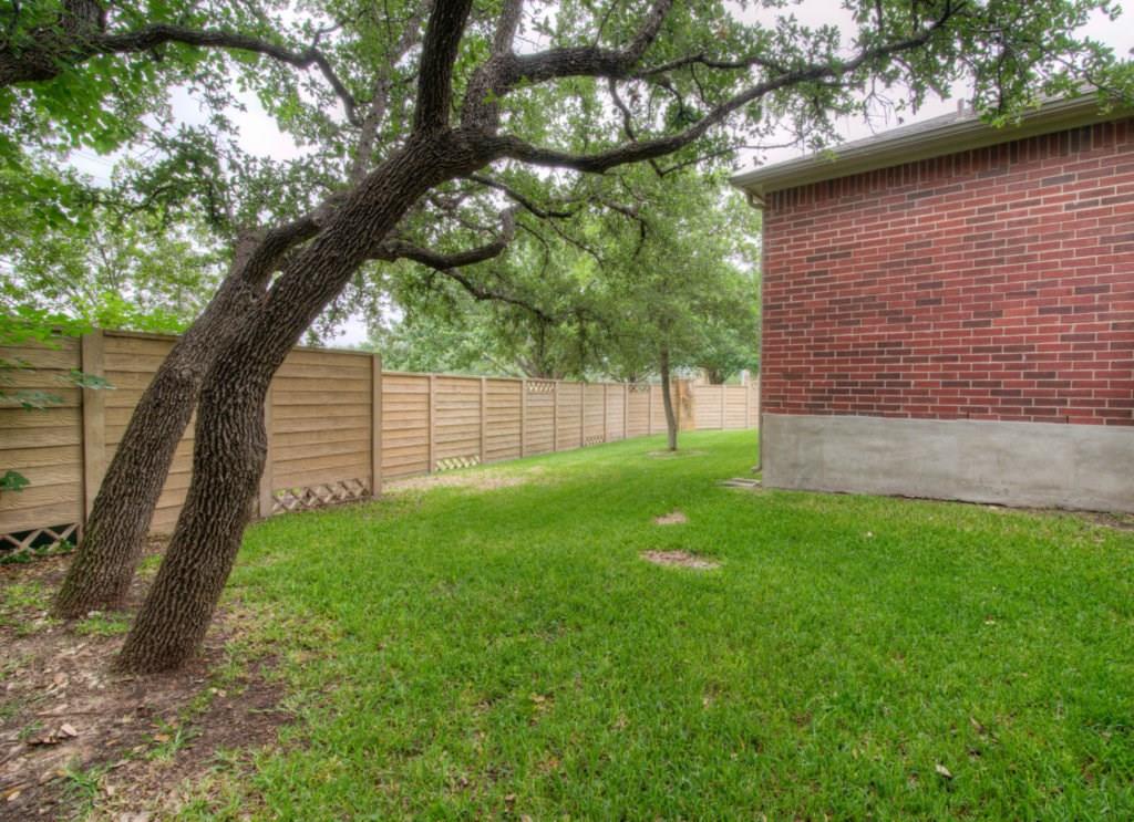 3454 Shiraz Loop Round Rock, TX 78665 - Photo 21 of 23 a backyard of a house with lots of green space