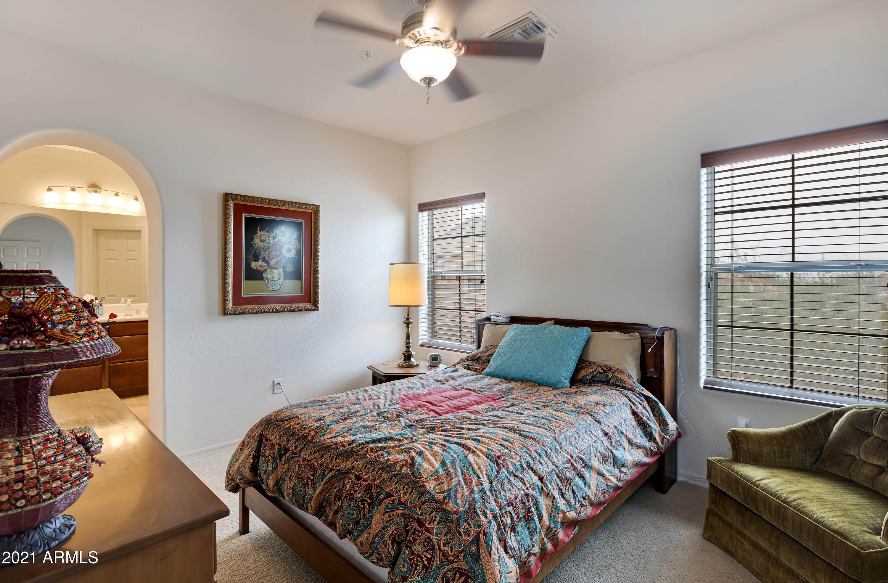 3935 East Rough Rider Road, Unit 1156 Phoenix, AZ 85050 - Photo 10 of 20 Master bedroom