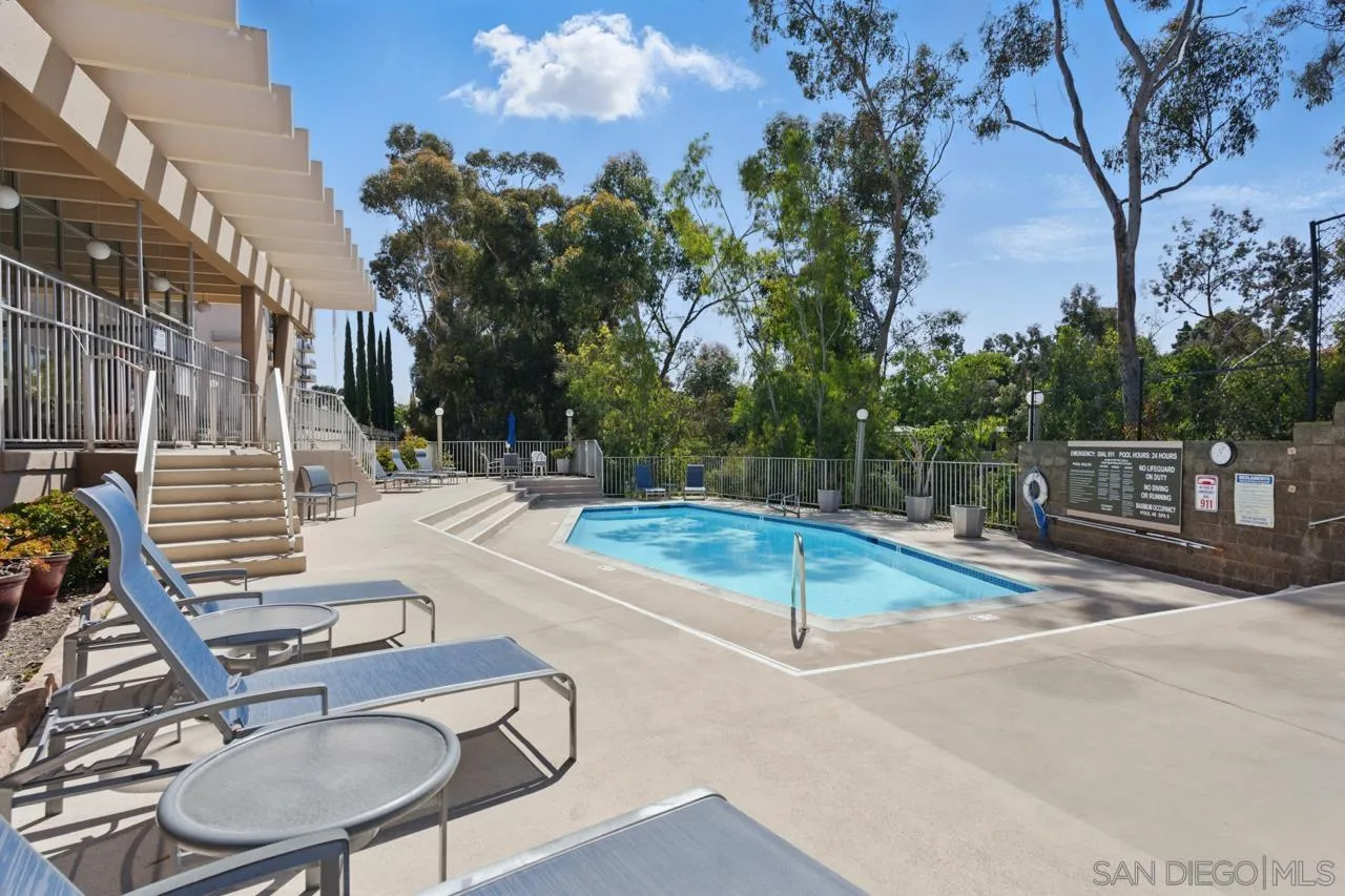 3635 7th Avenue, Unit 2D San Diego, CA 92103 - Photo 64 of 68 a view of a backyard with swimming pool
