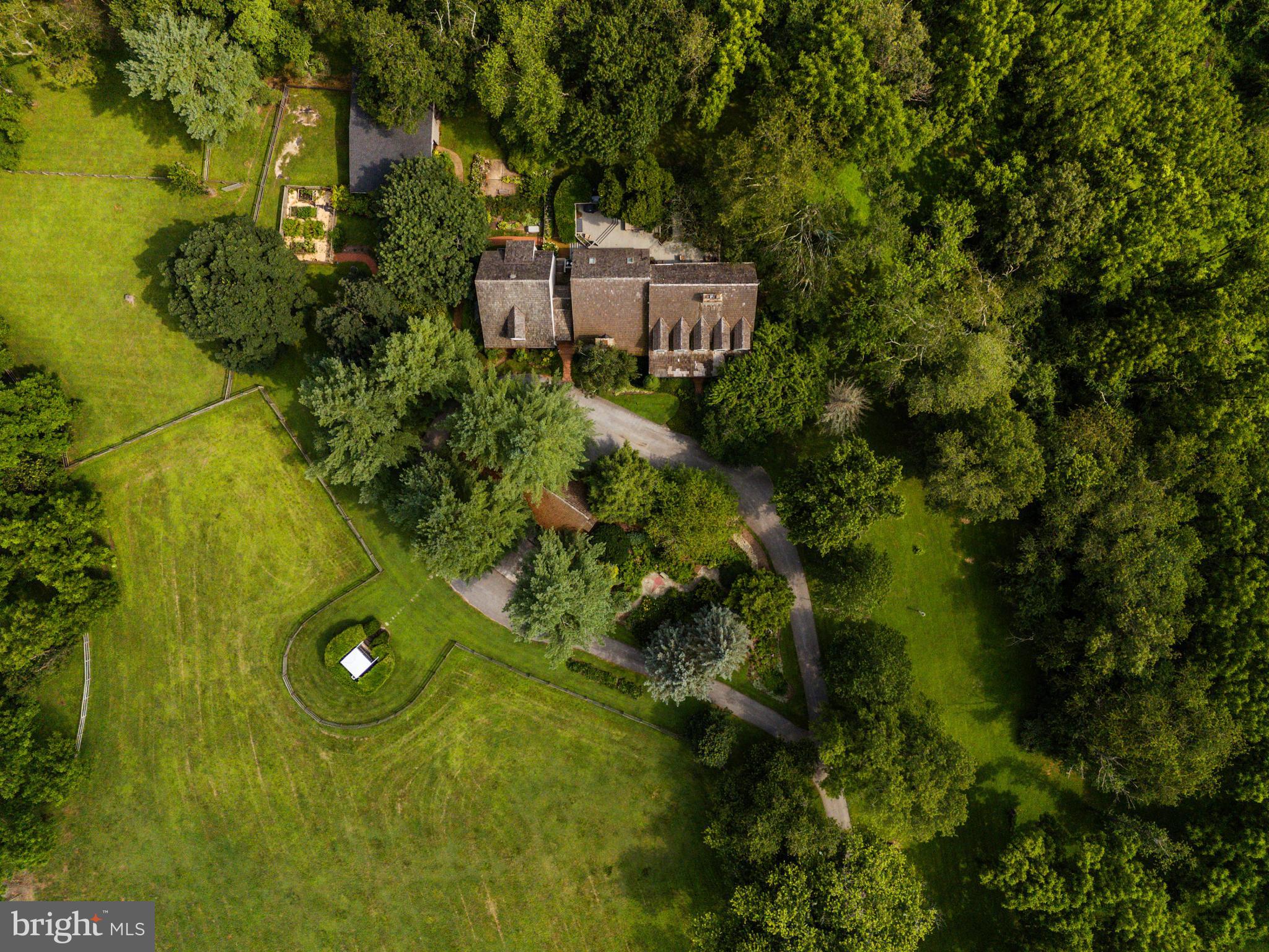 3223 Mt Zion Road Upperco, MD 21155 - Photo 46 of 65 a aerial view of a house with a yard