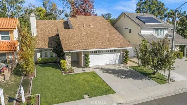 front view of house with a yard