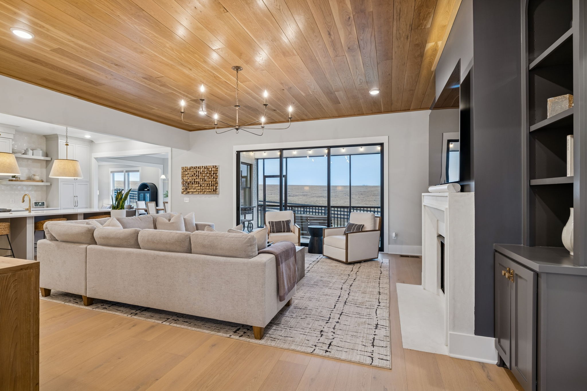 137 Alfred Ladd Road Franklin, TN 37064 - Photo 11 of 99 a living room with furniture and a floor to ceiling window