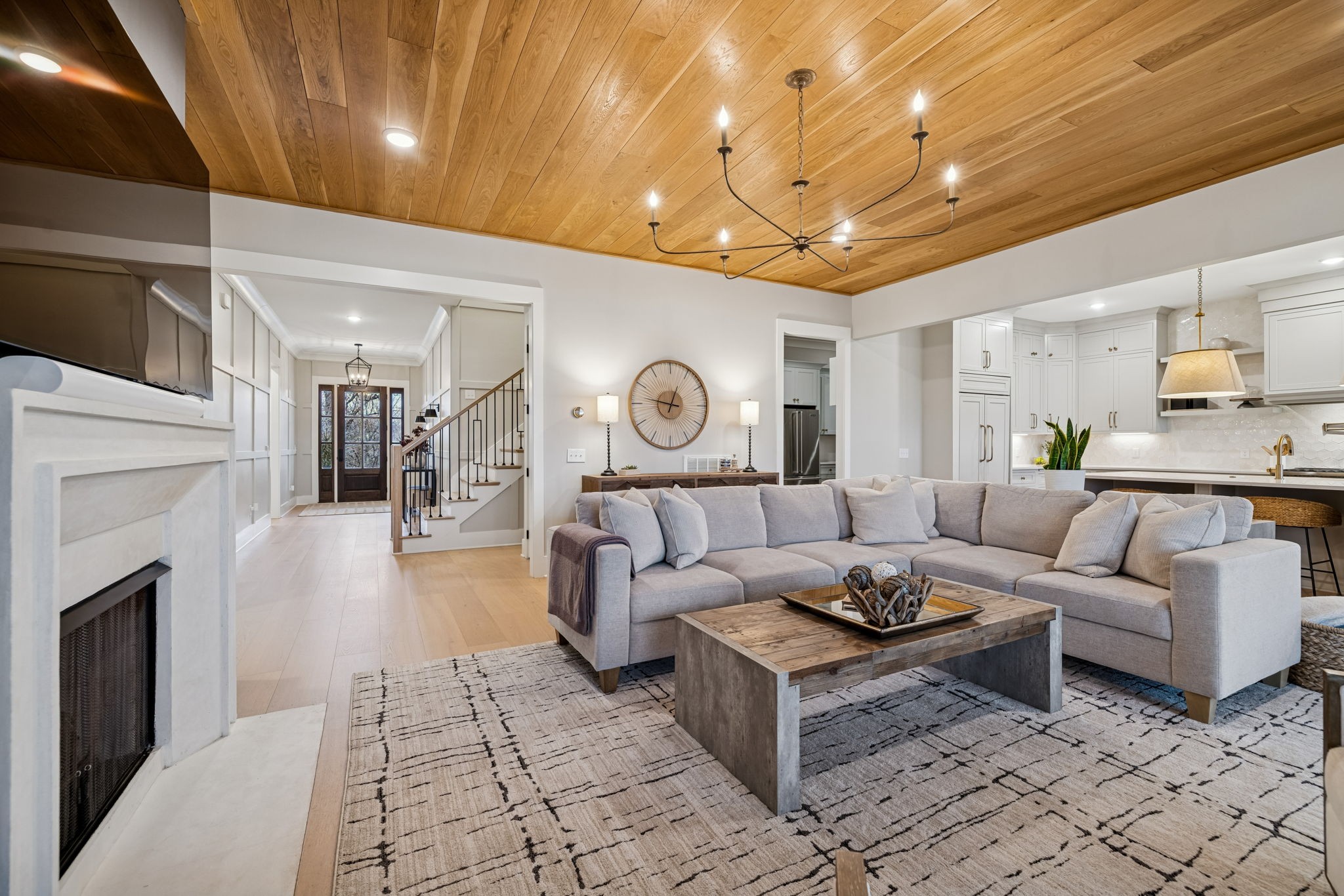 137 Alfred Ladd Road Franklin, TN 37064 - Photo 16 of 99 a living room with furniture and a fireplace