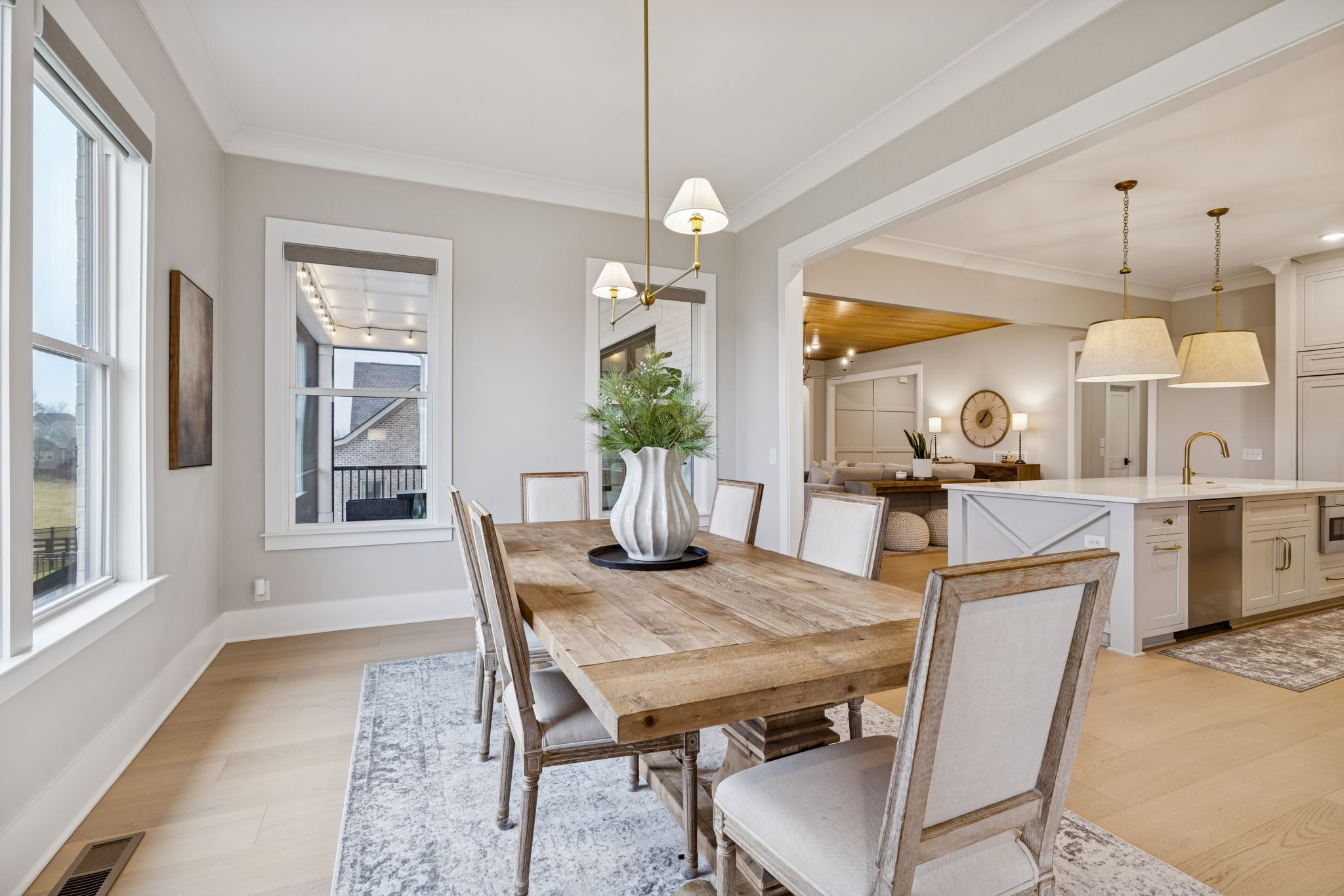 137 Alfred Ladd Road Franklin, TN 37064 - Photo 42 of 99 a view of a dining room with furniture and a chandelier