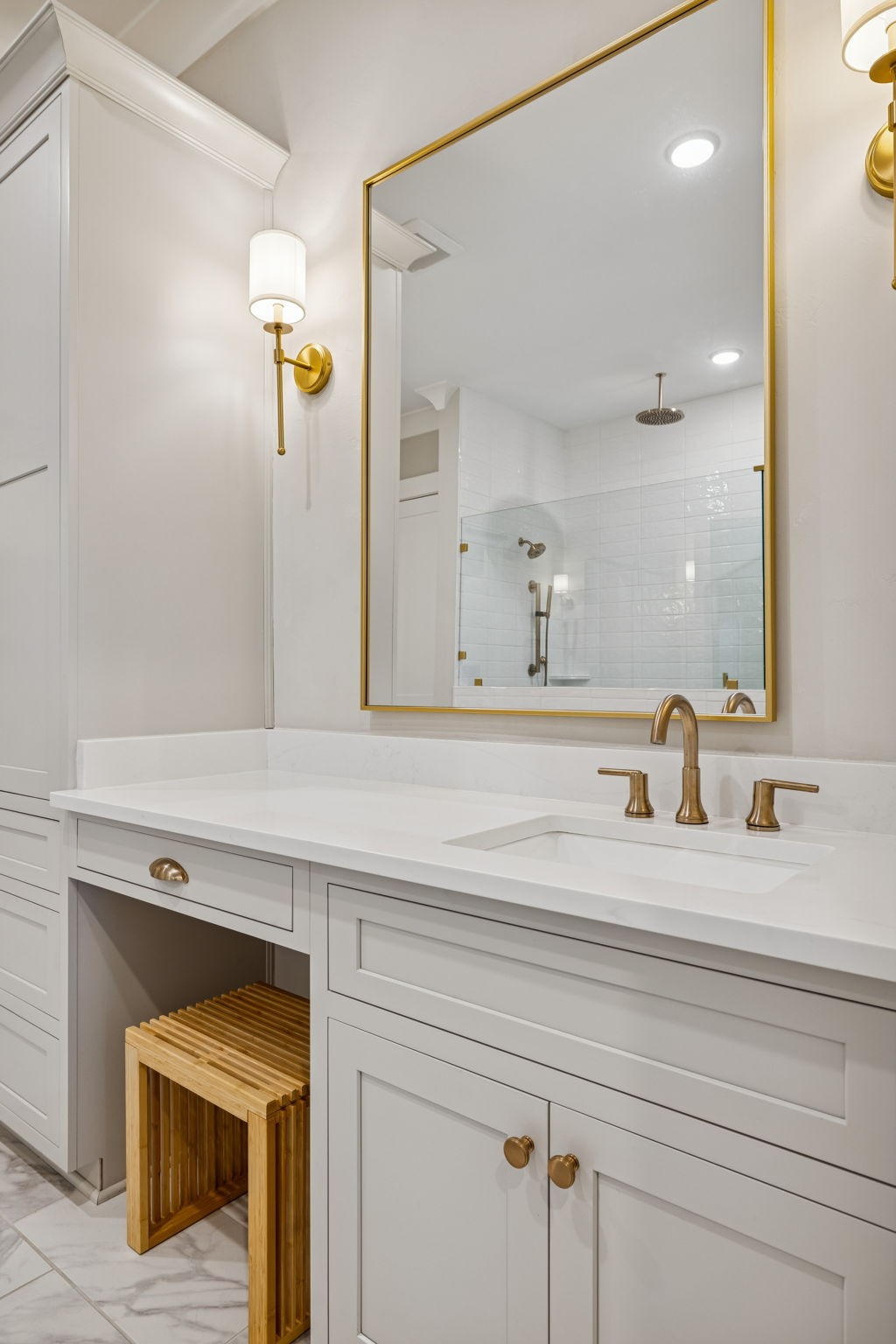 137 Alfred Ladd Road Franklin, TN 37064 - Photo 62 of 99 a bathroom with a sink and a mirror