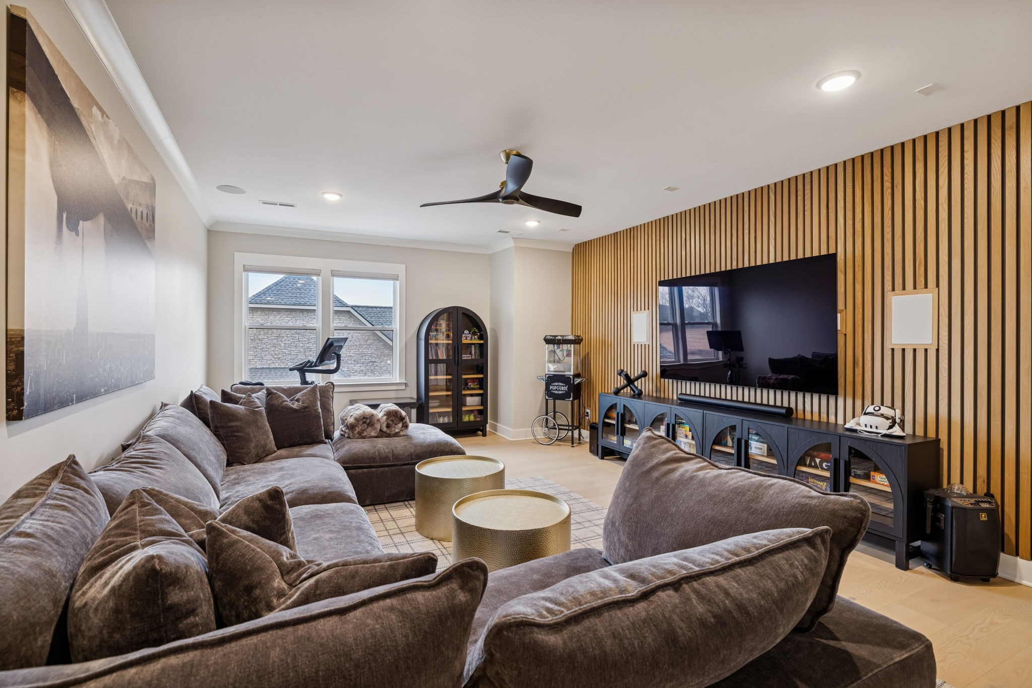 137 Alfred Ladd Road Franklin, TN 37064 - Photo 71 of 99 a living room with furniture and a flat screen tv