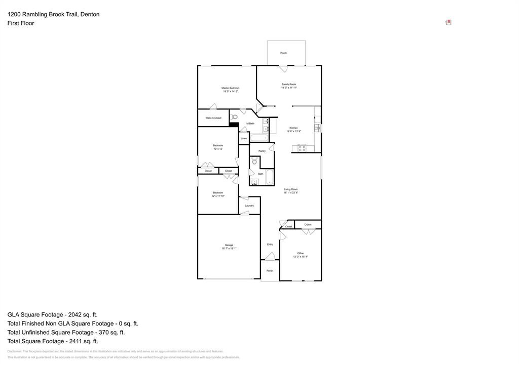 1200 Rambling Brook Trail Denton, TX 76210 - Photo 21 of 21 a picture of a bench in front of a gate
