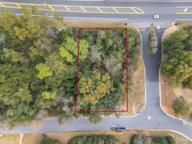 an aerial view of a houses