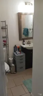 a room with a washer and dryer