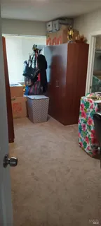 a view of two room with toys