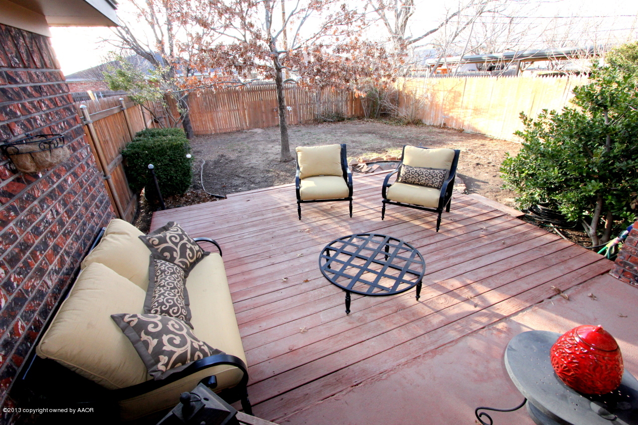 5304 South Fannin Street Amarillo, TX 79110 - Photo 21 of 23 a view of a backyard with furniture