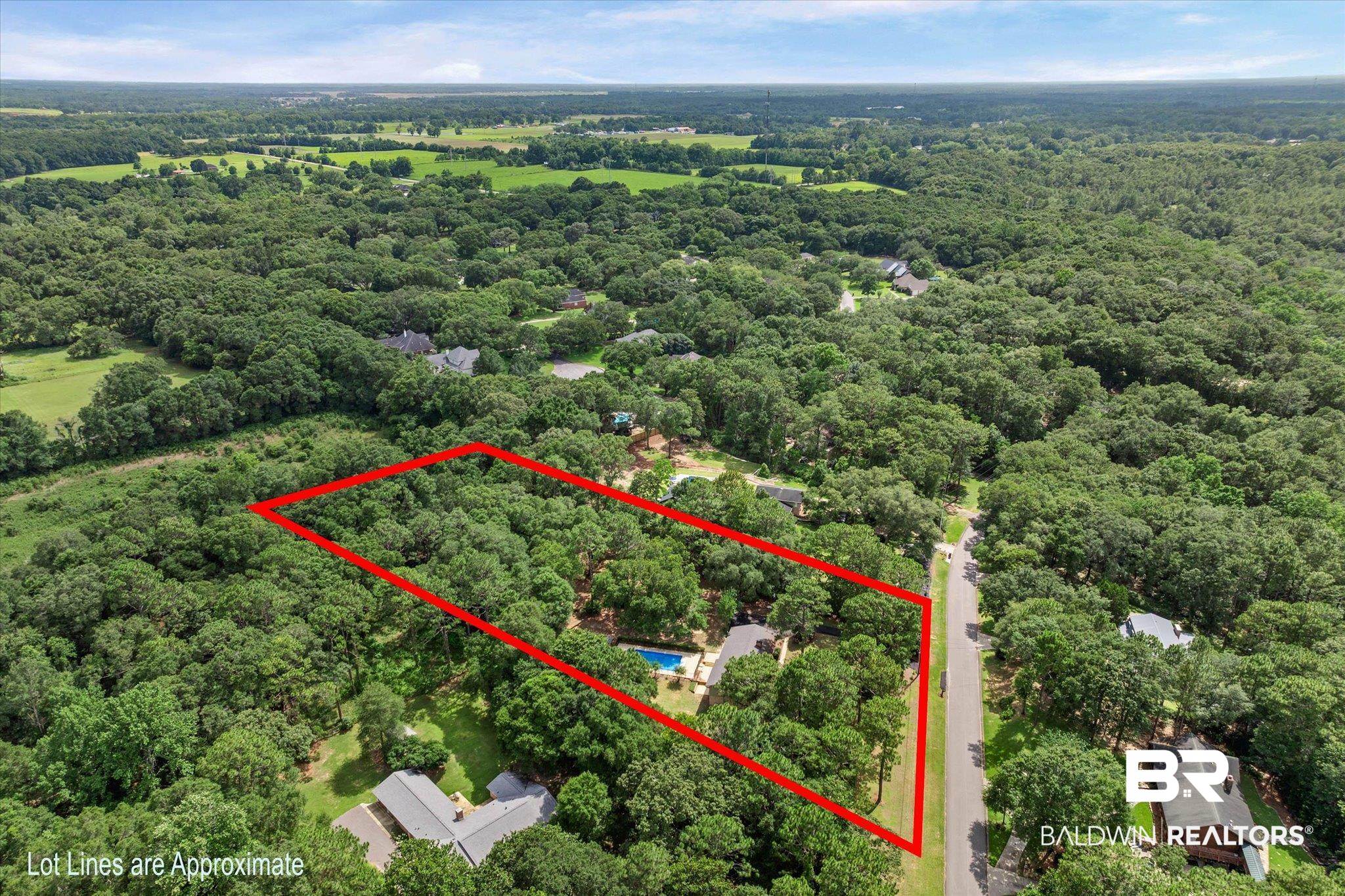 8301 Fordham Road Mobile, AL 36619 - Photo 47 of 57 Expansive wooded lot featuring mature trees and a residential street frontage