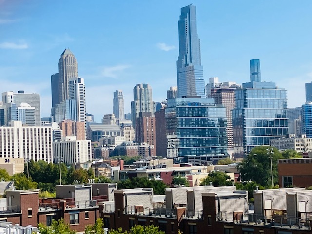 511 West Division Street, Unit 609 Chicago, IL 60610 - Photo 15 of 21 a city view with tall buildings