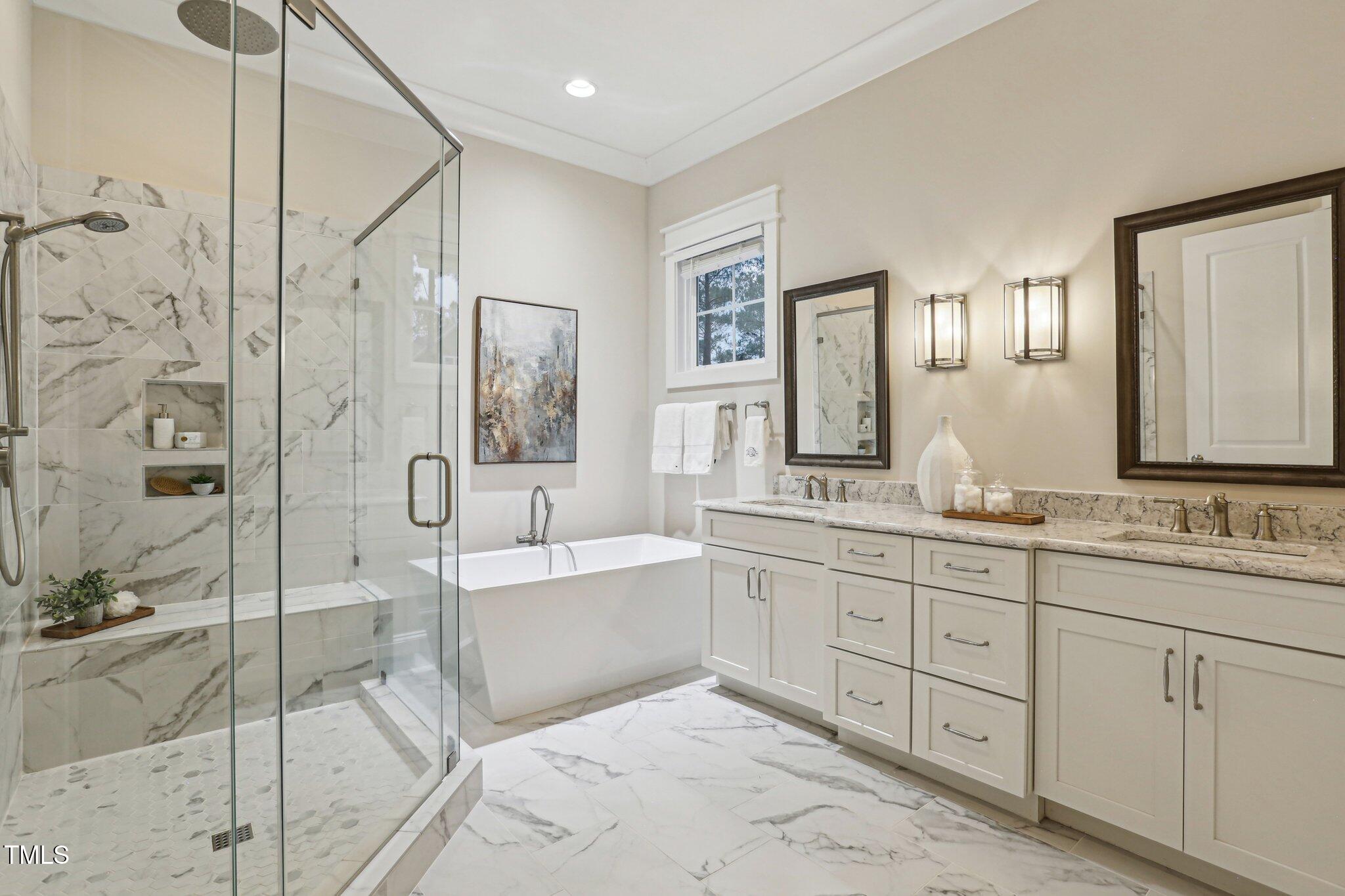 2182 Seaforth Road Pittsboro, NC 27312 - Photo 24 of 41 Luxurious Primary Bath