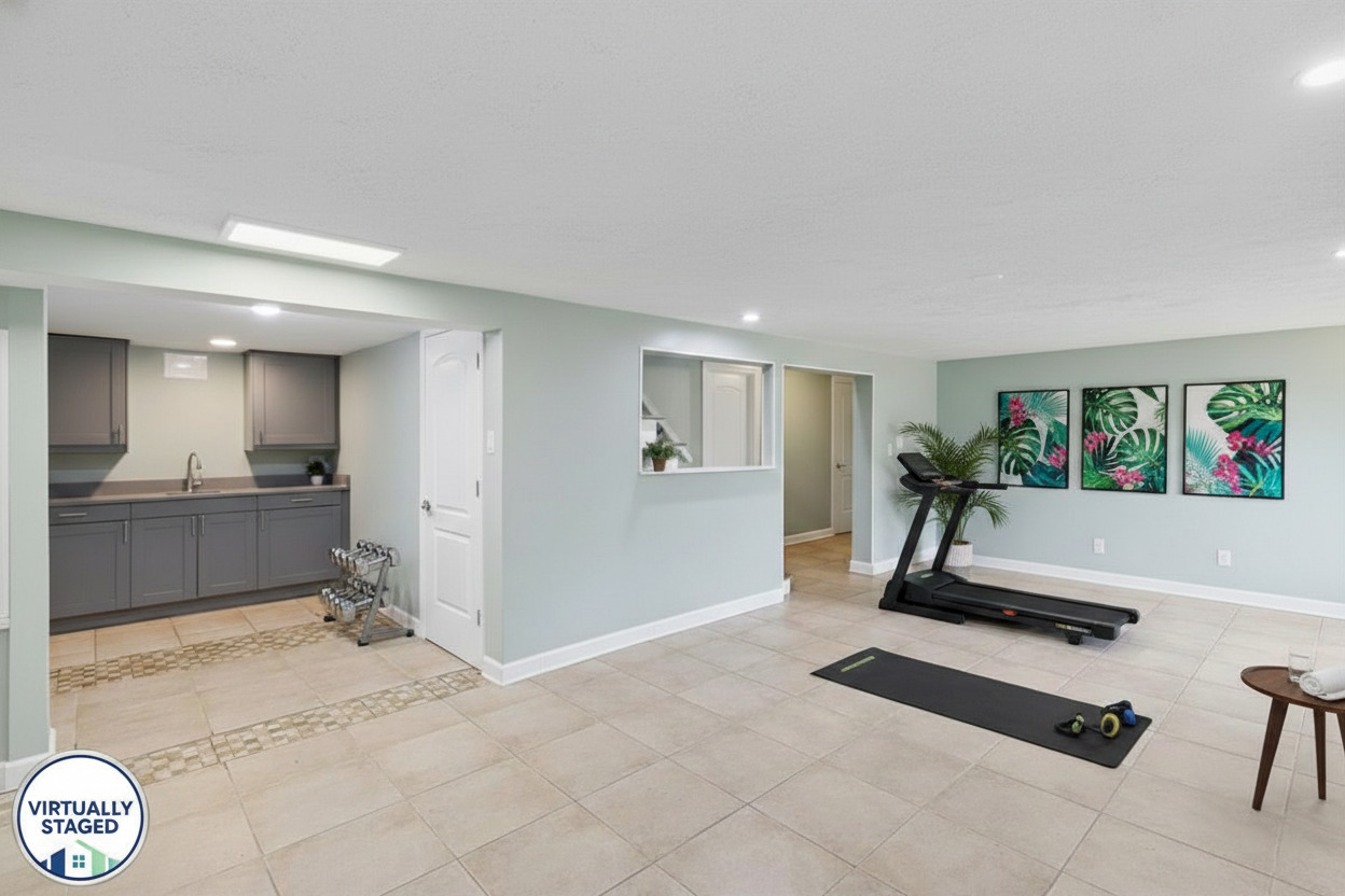 902 East Main Street Barrington, IL 60010 - Photo 22 of 33 a view of a livingroom with furniture and a gym cycle