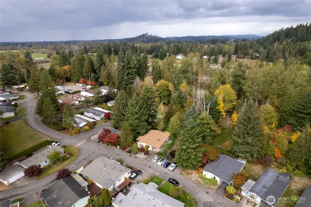 an aerial view of a city with lots of residential buildings