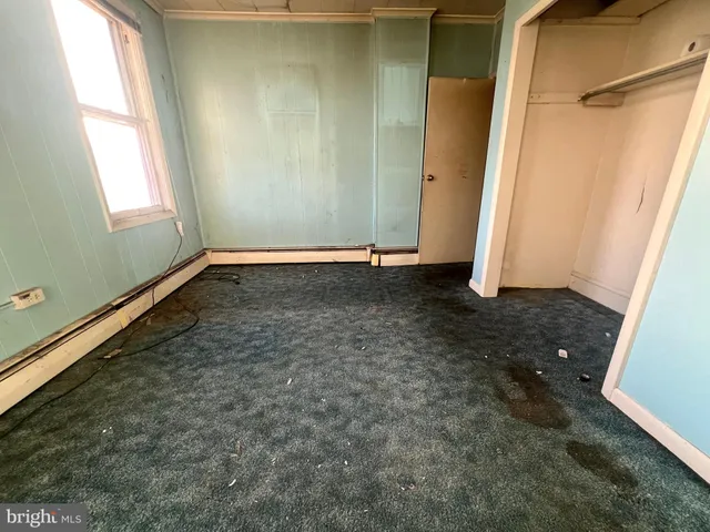 a view of a yard with trees