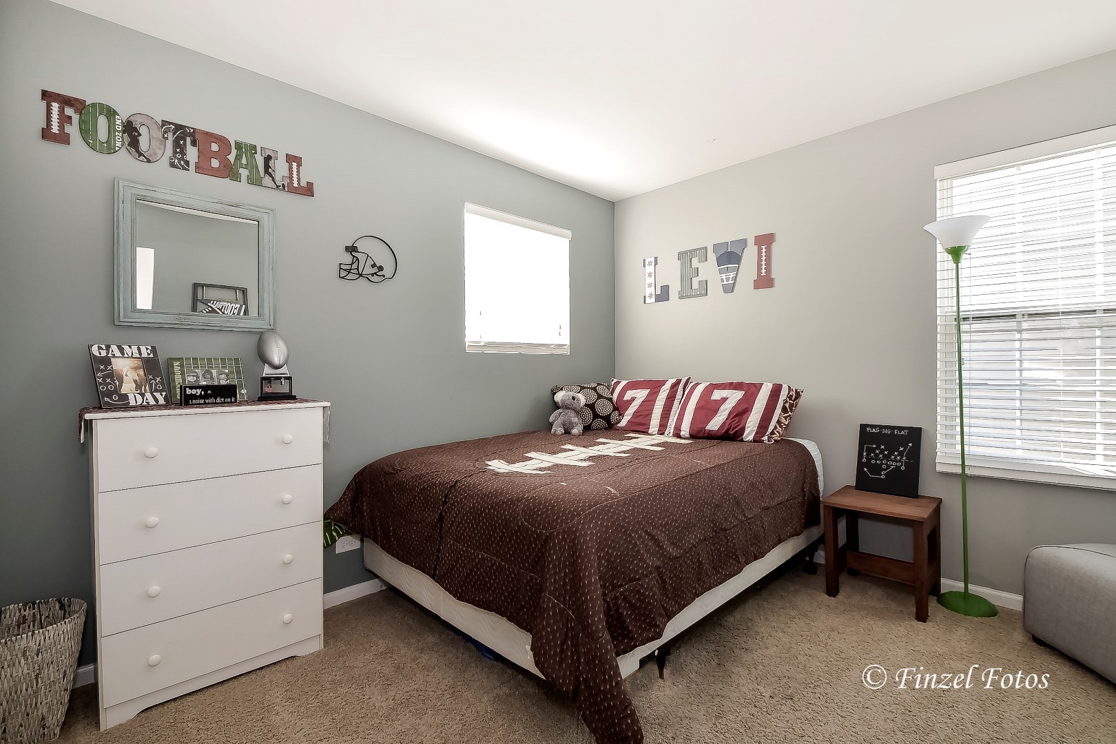 1912 Roger Road Woodstock, IL 60098 - Photo 13 of 21 a bedroom with a bed and a window