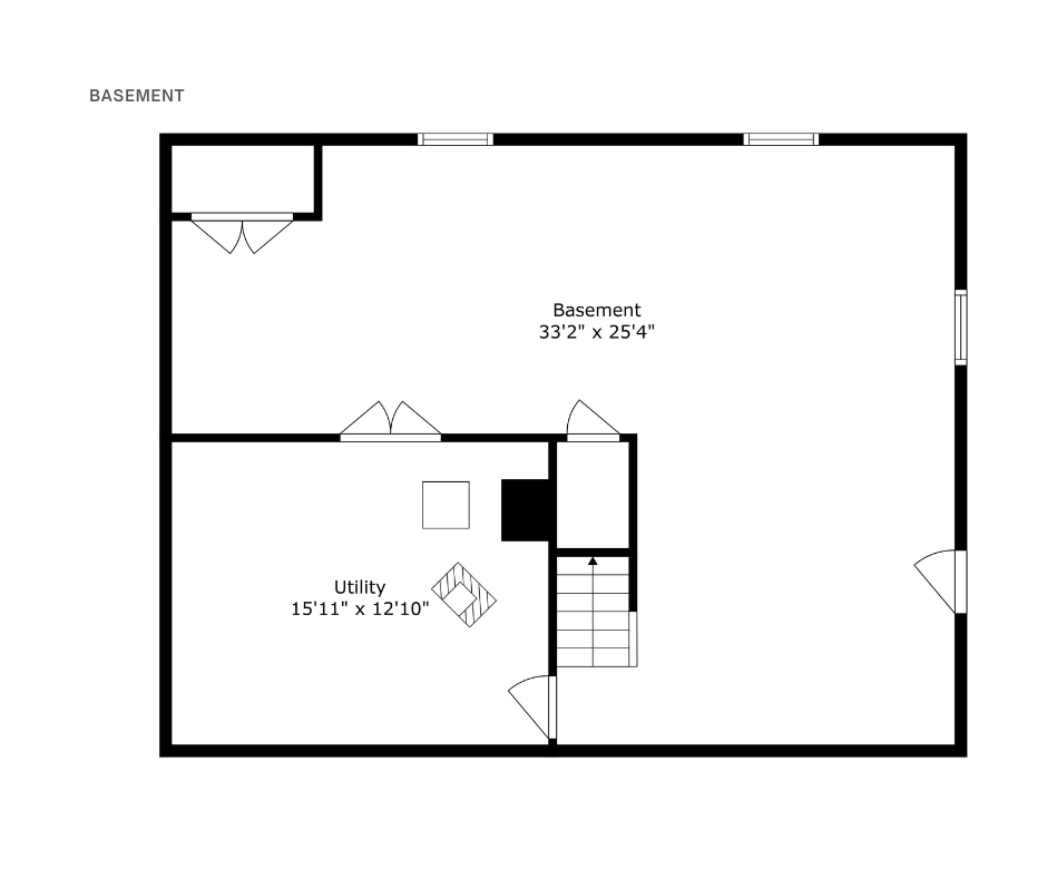 577 Gray Road Windham, ME 04062 - Photo 51 of 51 Floorplan: Basement