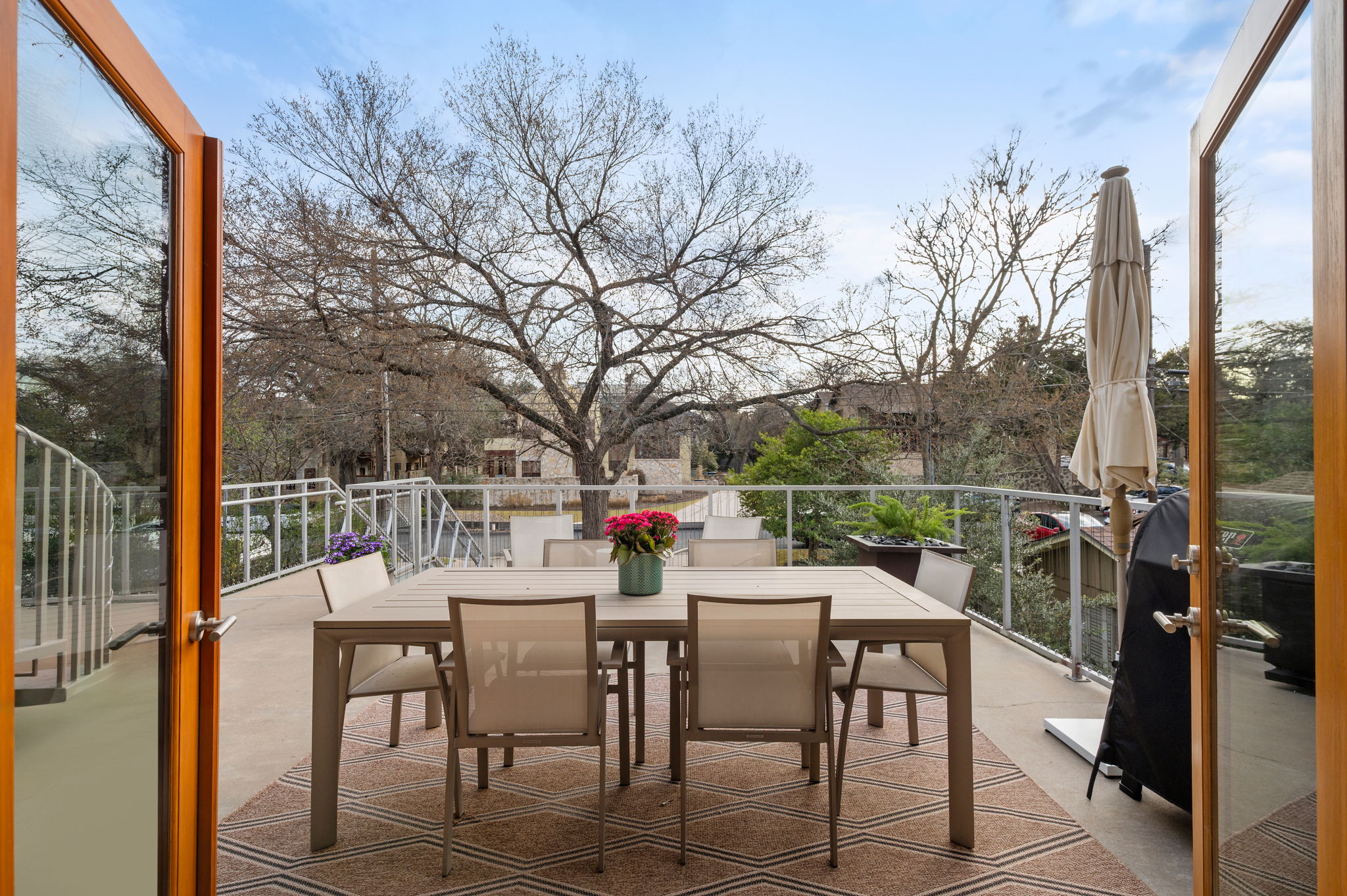 1700 Ravey Street, Unit A Austin, TX 78704 - Photo 12 of 40 View of patio with outdoor dining area