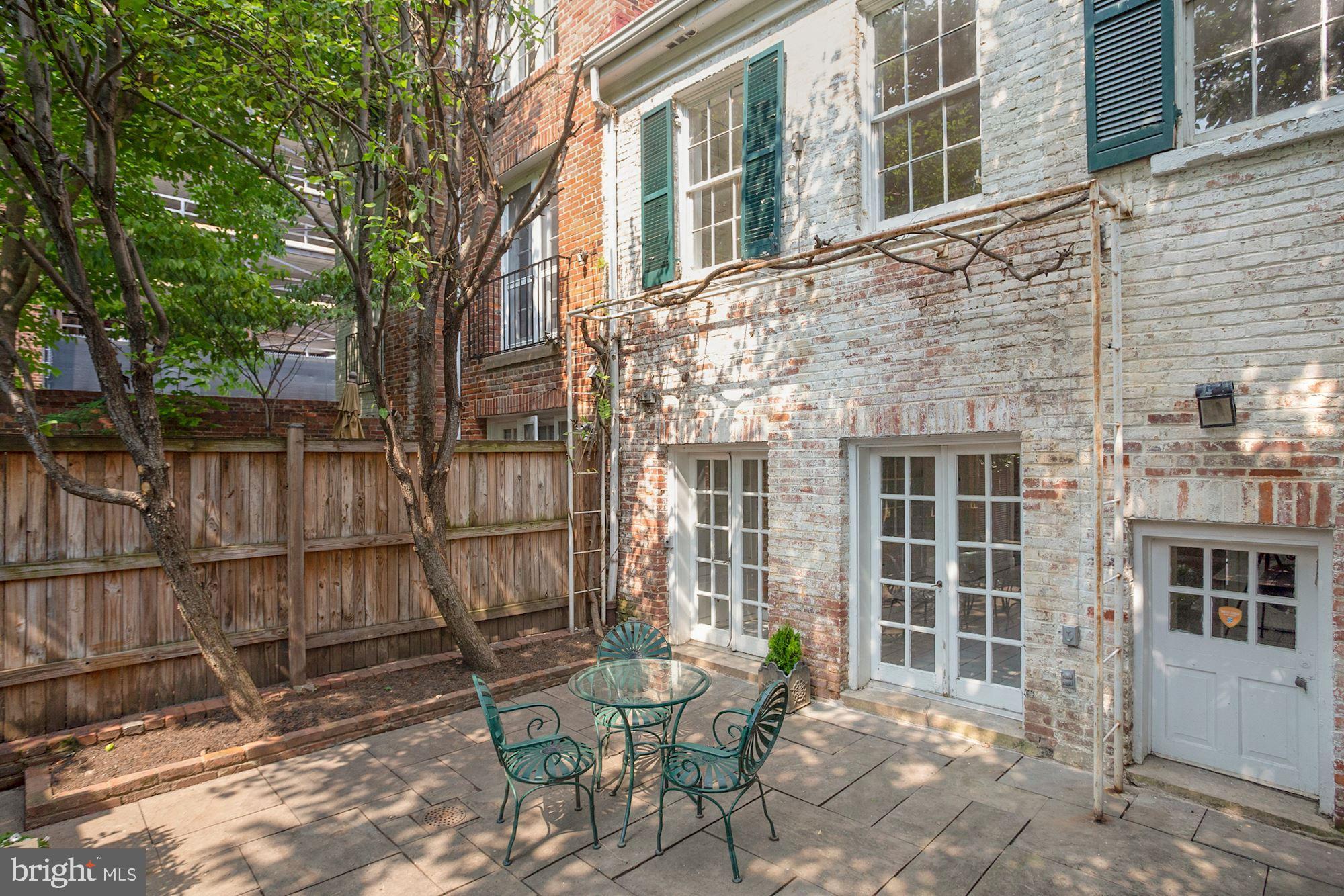 1068 30th Street Northwest Washington, DC 20007 - Photo 23 of 32 Rear Patio