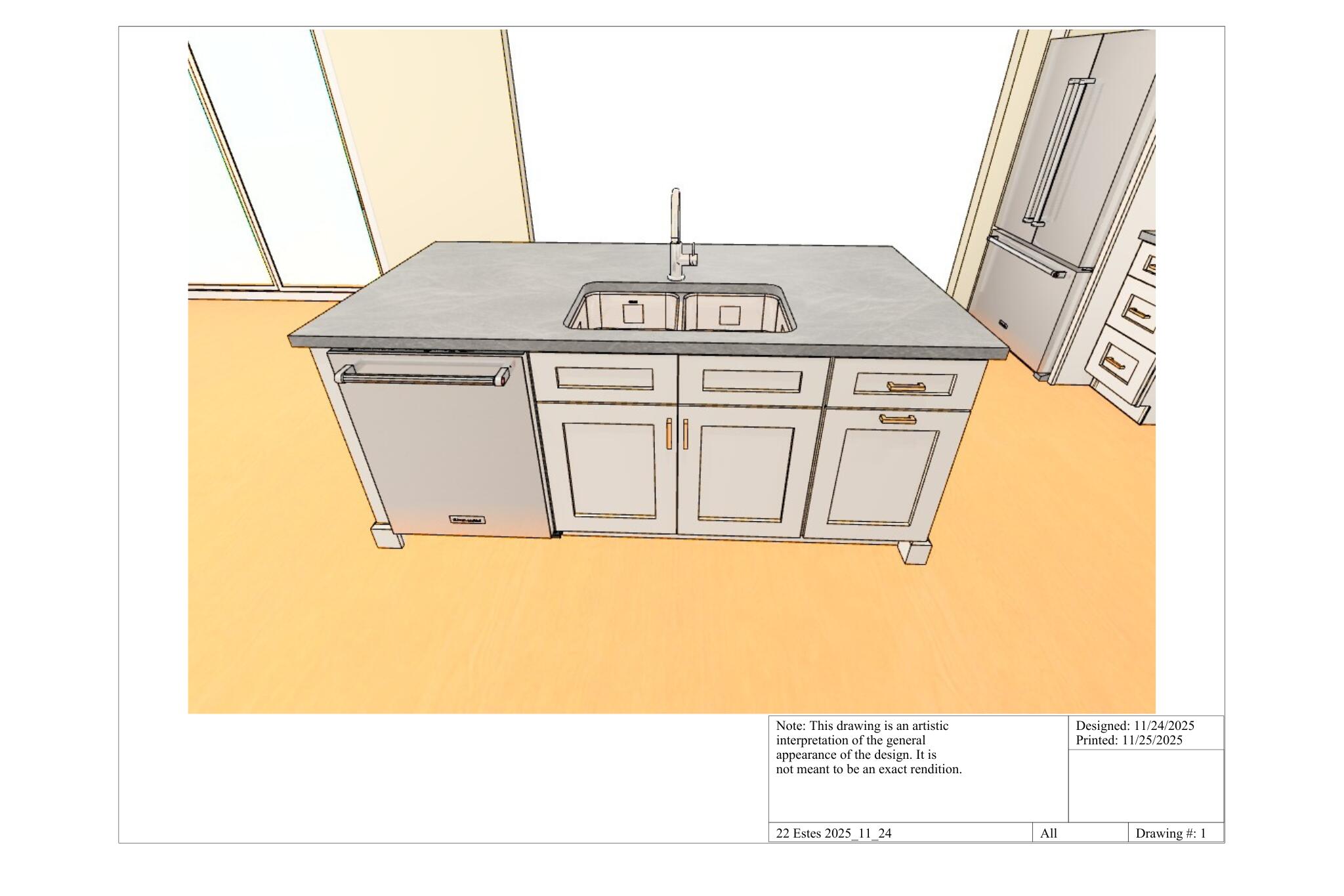 16 Hunters Haven Standish, ME 04085 - Photo 12 of 22 22 Estes Kitchen Island 2