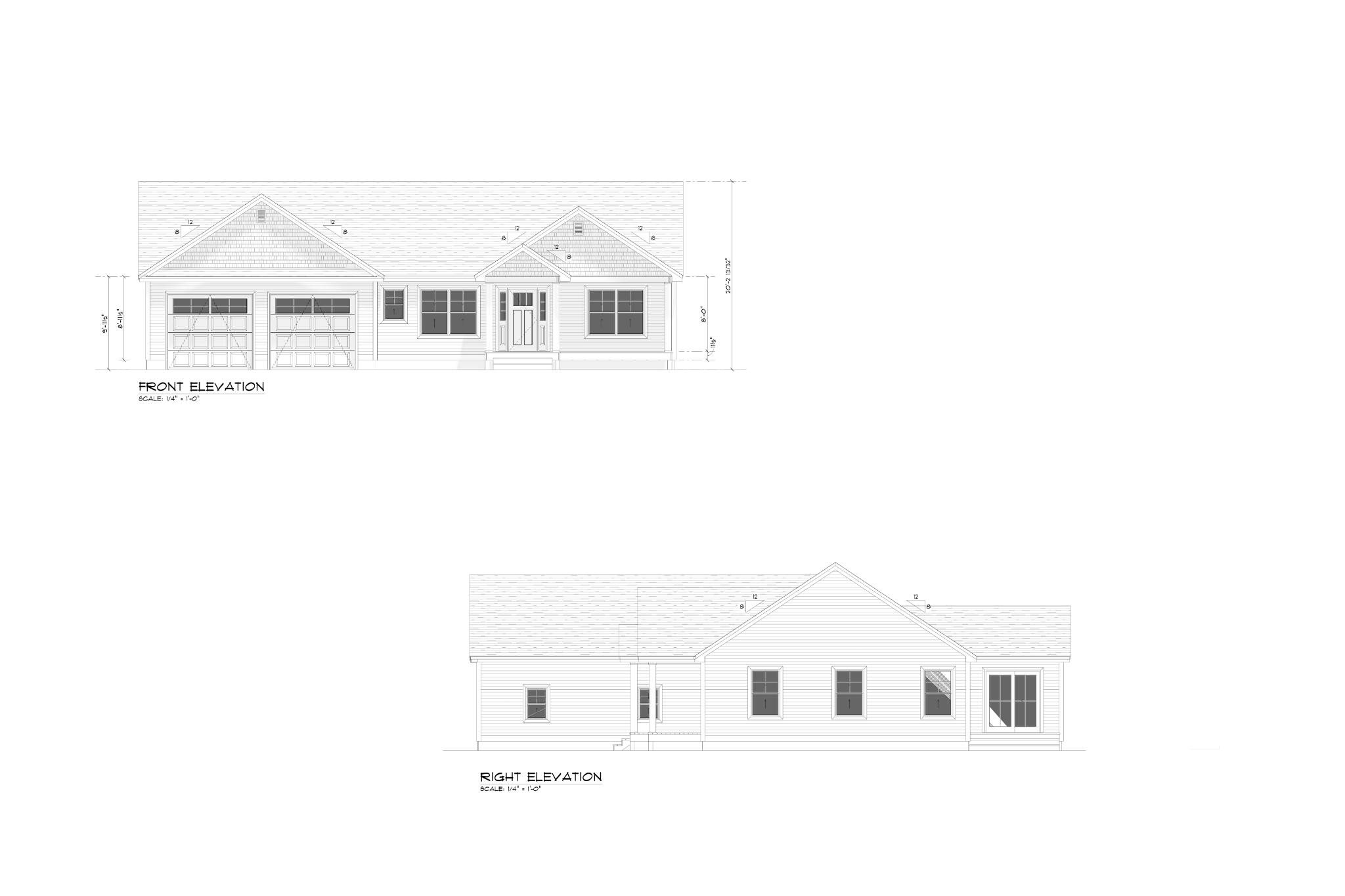 16 Hunters Haven Standish, ME 04085 - Photo 20 of 22 Sketch Front 22 Estes Drive Sebago Ranch