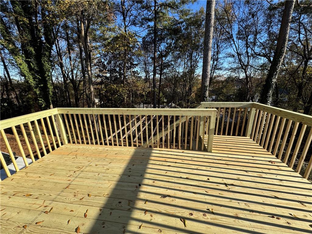 3599 Ridge Road Southeast Smyrna, GA 30080 - Photo 25 of 27 a view of wooden deck