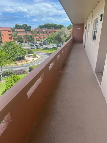 a view of balcony with city view