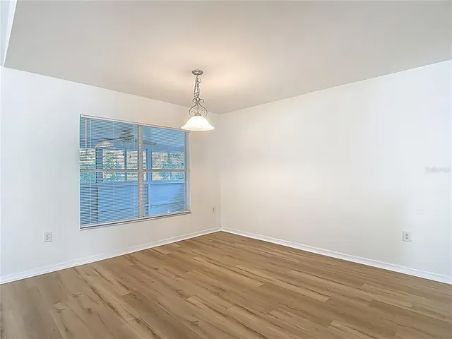 wooden floor in an empty room