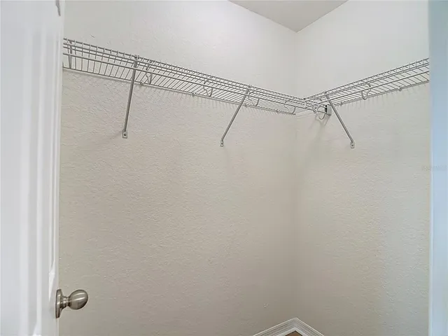 a view of a yard with an trees