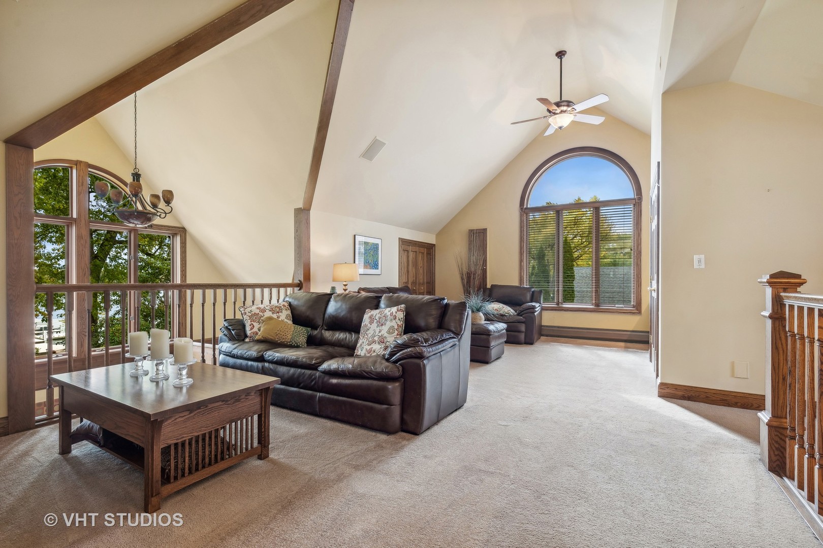 37131 North Stanton Point Road Ingleside, IL 60041 - Photo 11 of 28 a living room with furniture and a floor to ceiling window
