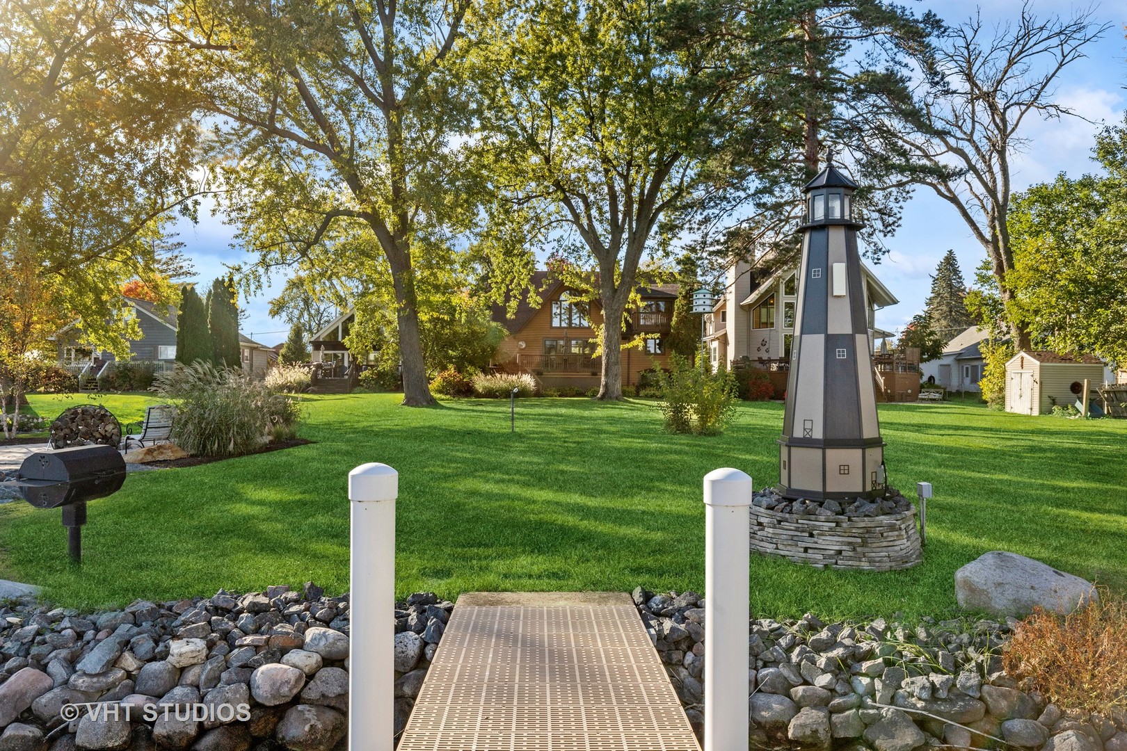 37131 North Stanton Point Road Ingleside, IL 60041 - Photo 22 of 28 a front view of a house with garden