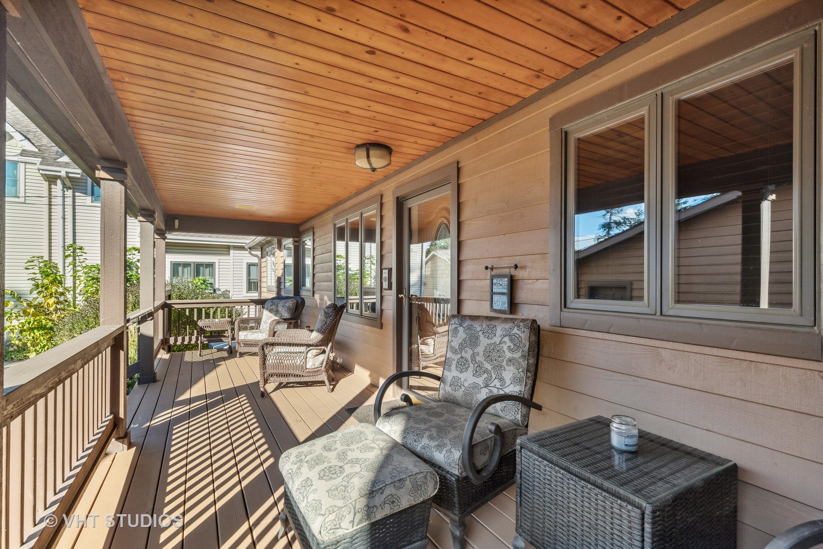 37131 North Stanton Point Road Ingleside, IL 60041 - Photo 3 of 28 a balcony with furniture and wooden floor