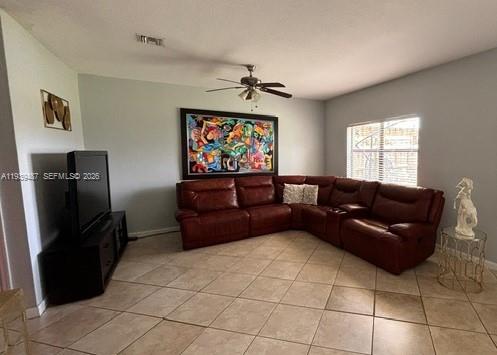 11382 Southwest 242nd Street Homestead, FL 33032 - Photo 9 of 21 a living room with furniture and a flat screen tv