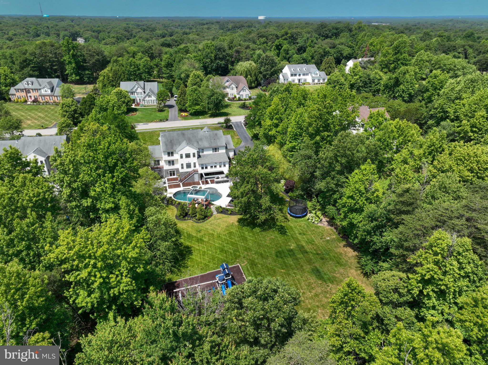1613 Braid Hills Drive Pasadena, MD 21122 - Photo 121 of 148 an aerial view of residential house with outdoor space and trees all around
