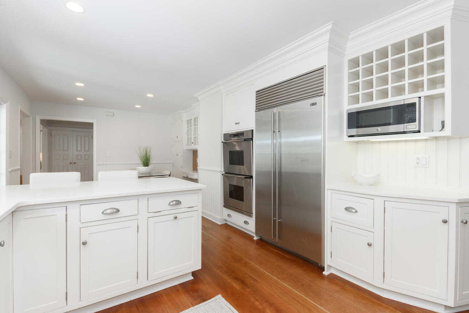 9 Old Parish Road Darien, CT 06820 - Photo 16 of 49 a kitchen with a refrigerator and a sink