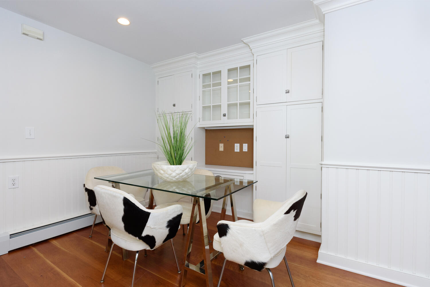 9 Old Parish Road Darien, CT 06820 - Photo 18 of 49 a view of a dining room with furniture and wooden floor
