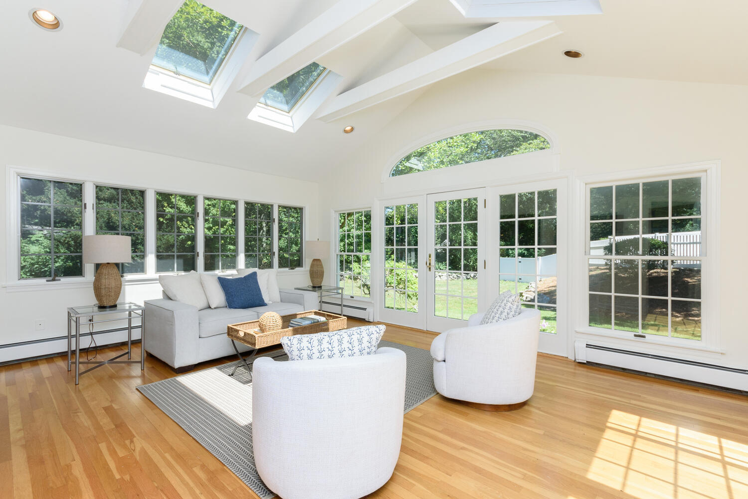9 Old Parish Road Darien, CT 06820 - Photo 20 of 49 a living room with furniture and a large window